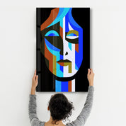 ・"The Face - Bauhaus"・Designer's Collection Glass Wall Art - ArtDesigna Glass Printing Wall Art