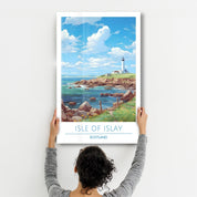 Isle Of Islay Scotland-Travel Posters | Glass Wall Art - Artdesigna