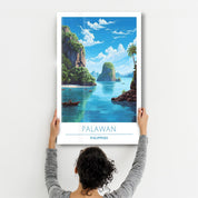 Palawan Philippines-Travel Posters | Glass Wall Art - Artdesigna