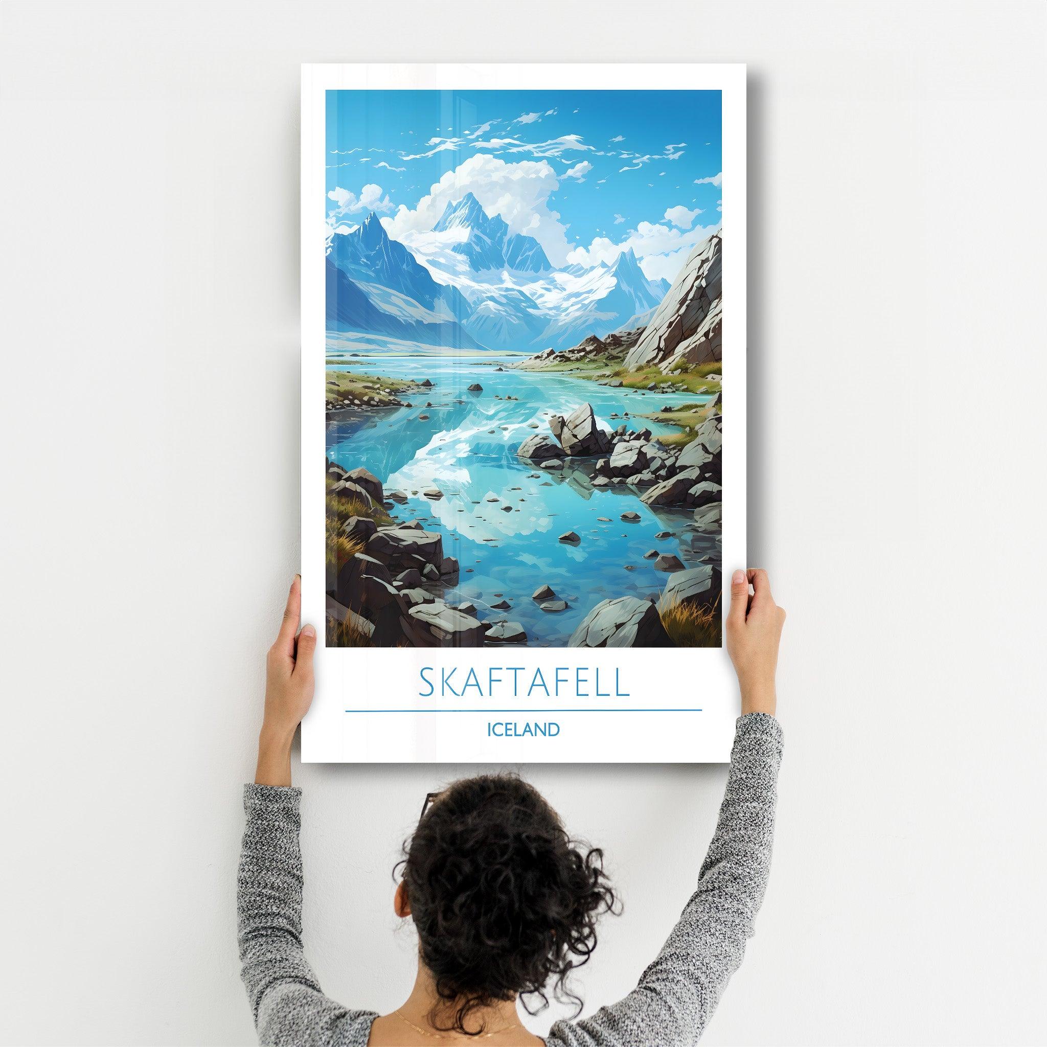 Skaftafell Iceland-Travel Posters | Glass Wall Art - Artdesigna