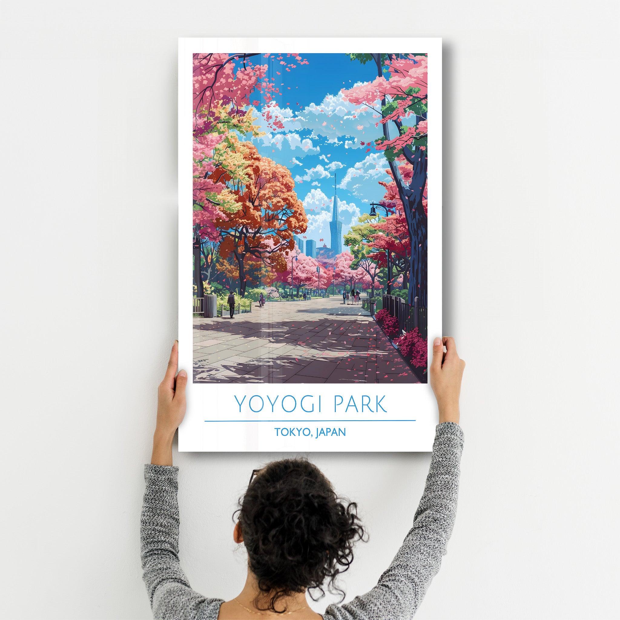 Yoyogi Park-Tokyo Japan-Travel Posters | Glass Wall Art - Artdesigna