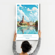 Krakow Poland-Travel Posters | Glass Wall Art - Artdesigna