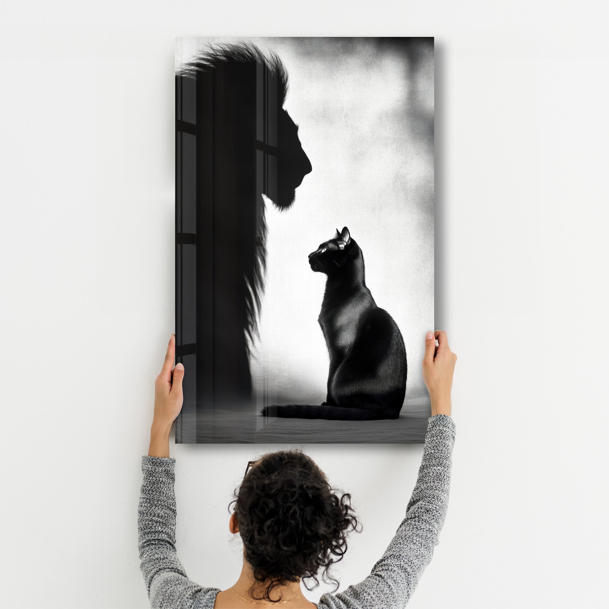 The Lion Within | Glass Wall Art