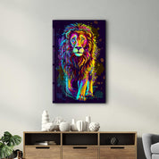 The King | Glass Wall Art - Artdesigna