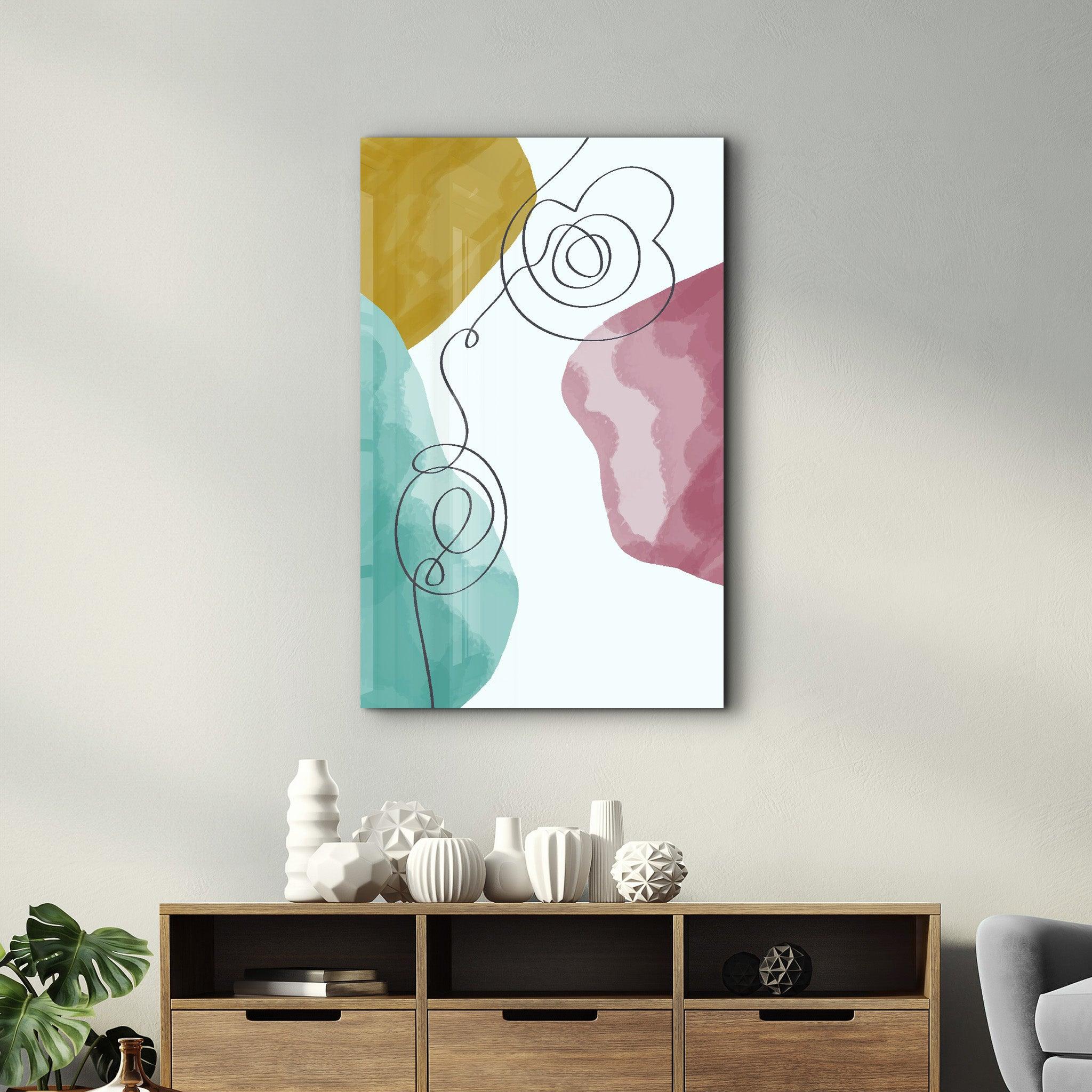 Whimsical Thoughts 1 | Glass Wall Art - Artdesigna