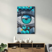 Inside of the Reflection | Glass Wall Art - Artdesigna