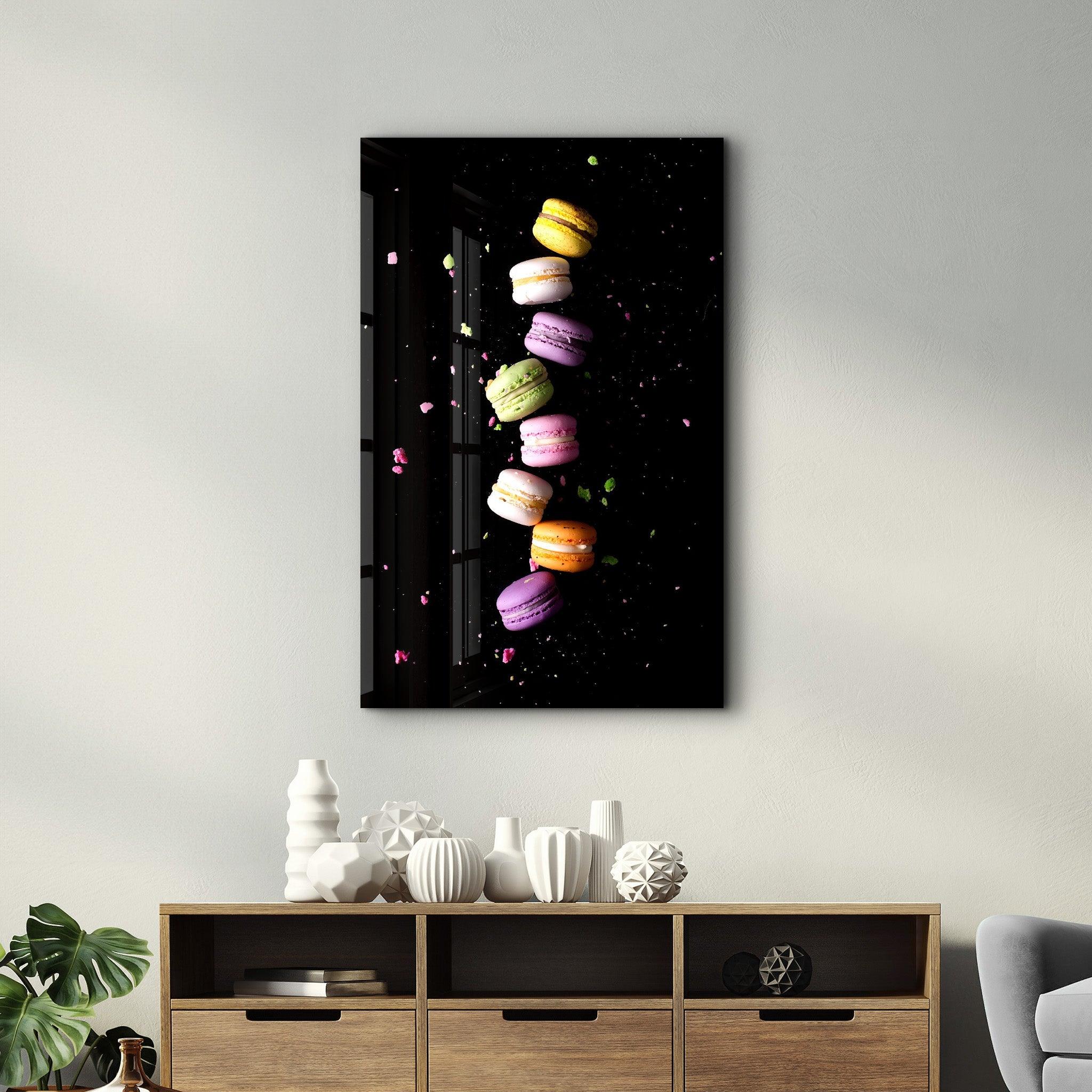 Macaroons | Glass Wall Art - Artdesigna