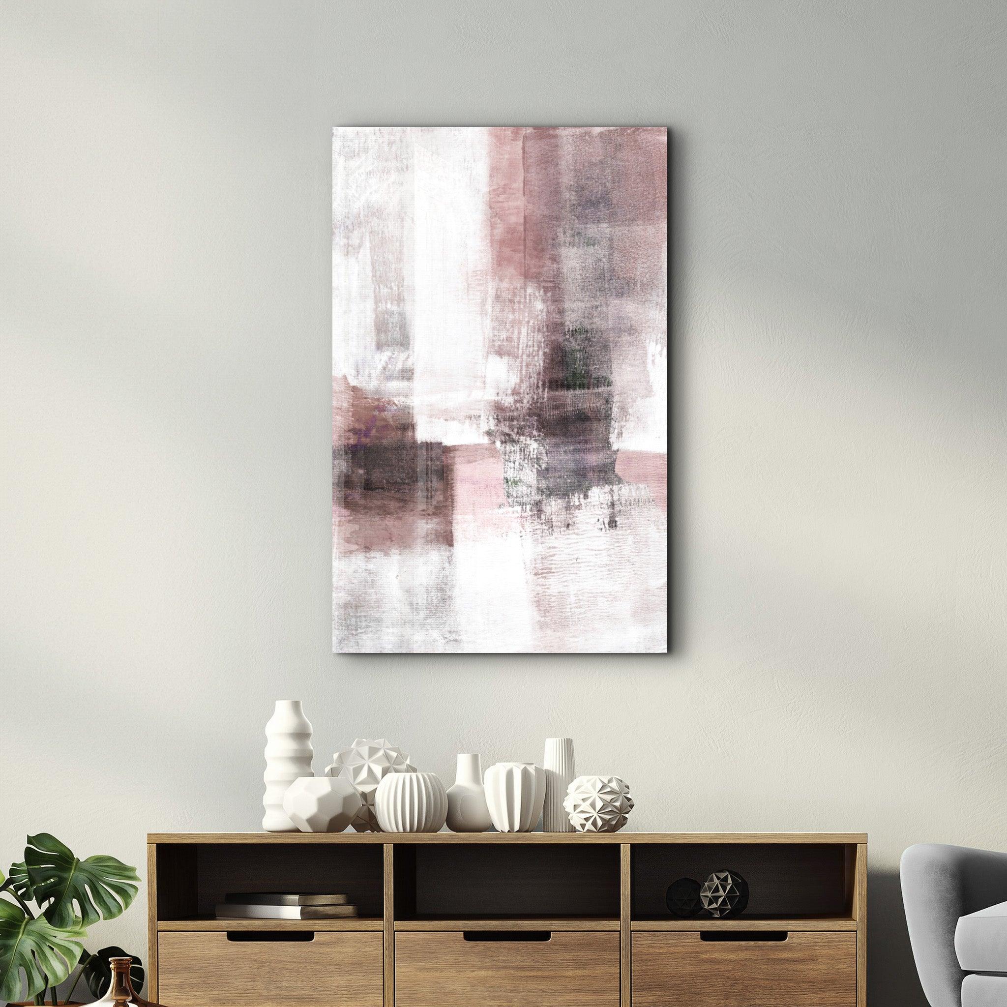 Muted Reflections | Glass Wall Art - Artdesigna