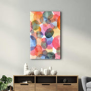 Circle Paints | Glass Wall Art - Artdesigna