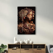 Queen of Nature V2 | Secret World Collection Glass Wall Art - Artdesigna