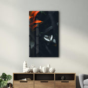 Black Butterfly | Designer's Collection Glass Wall Art - Artdesigna