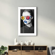 Love You F. You | Designer's Collection Glass Wall Art - Artdesigna