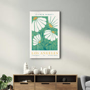 Flower Market No:5 Los Angeles | Gallery Print Collection Glass Wall Art - Artdesigna