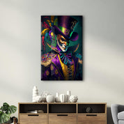 Joker | Secret World Collection Glass Wall Art - Artdesigna