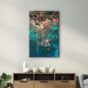 A beautifully tranquil day at Lake Tahoe, CA | Glass Wall Art - Artdesigna