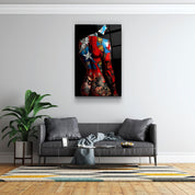 Tattooed Body 1 | Designers Collection Glass Wall Art - Artdesigna