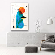 Colorful Modern Shapes 1 | Glass Wall Art - Artdesigna