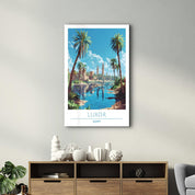 Luxor Egypt-Travel Posters | Glass Wall Art - Artdesigna