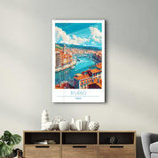 Bilbao Spain 1-Travel Posters | Glass Wall Art - Artdesigna