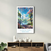 Lumpini Park-Bangkok Thailand-Travel Posters | Glass Wall Art - Artdesigna