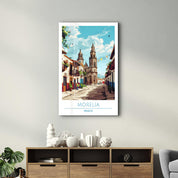 Moralia Mexico-Travel Posters | Glass Wall Art - Artdesigna