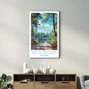 Bois De Boulogne-Paris France-Travel Posters | Glass Wall Art - Artdesigna