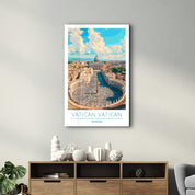 Vatican Vatican-Travel Posters | Glass Wall Art - Artdesigna