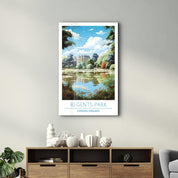 Regents Park 2-London England-Travel Posters | Glass Wall Art - Artdesigna