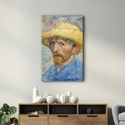 Vincent van Gogh's Self-Portrait (1887) | Glass Wall Art - Artdesigna