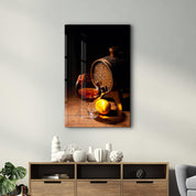 Bourbon | Glass Wall Art - Artdesigna