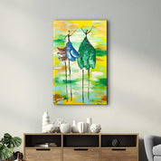 Balerina Abstract - Hand-drawn Image | Glass Wall Art - Artdesigna