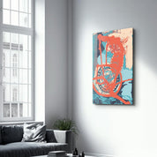 Whirl of Abstraction 1 | Glass Wall Art - Artdesigna