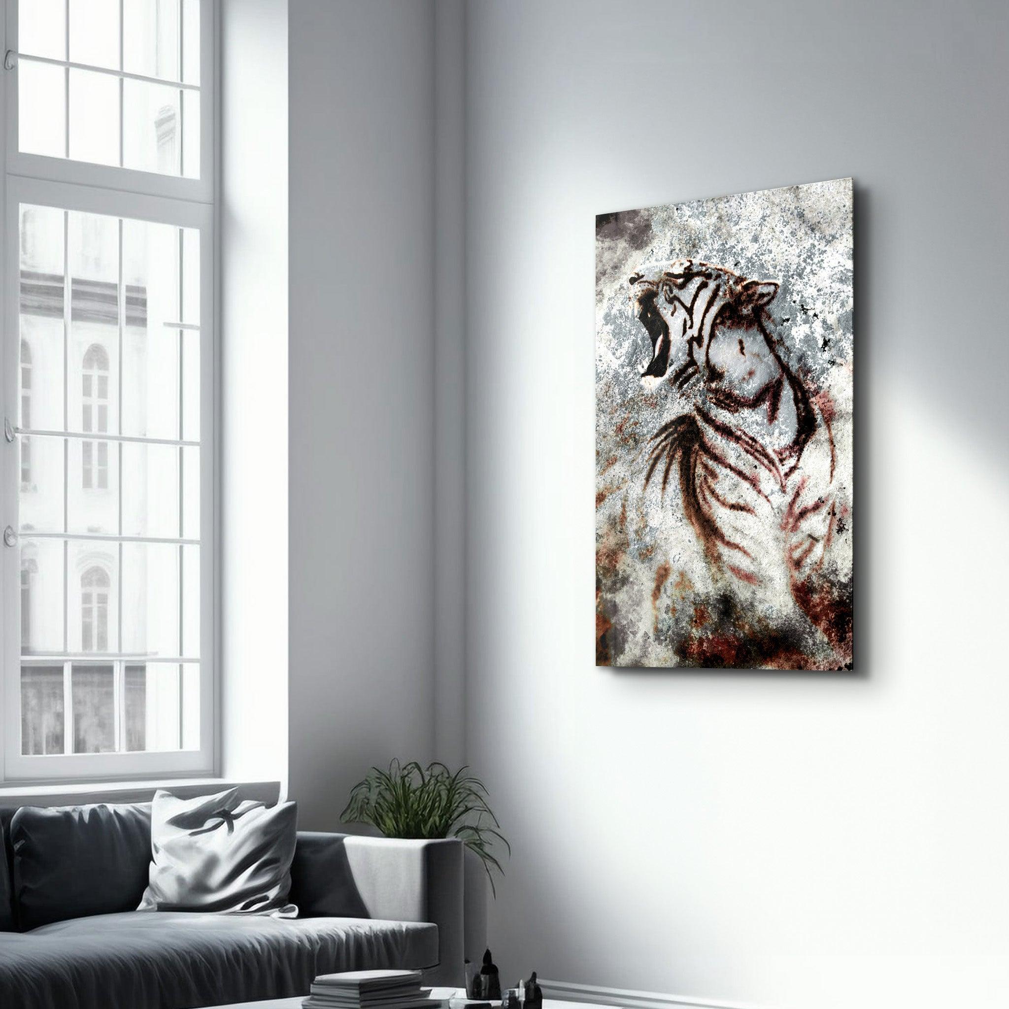 Fearless | Glass Wall Art - Artdesigna