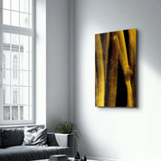 Echoes in Amber | Glass Wall Art - Artdesigna