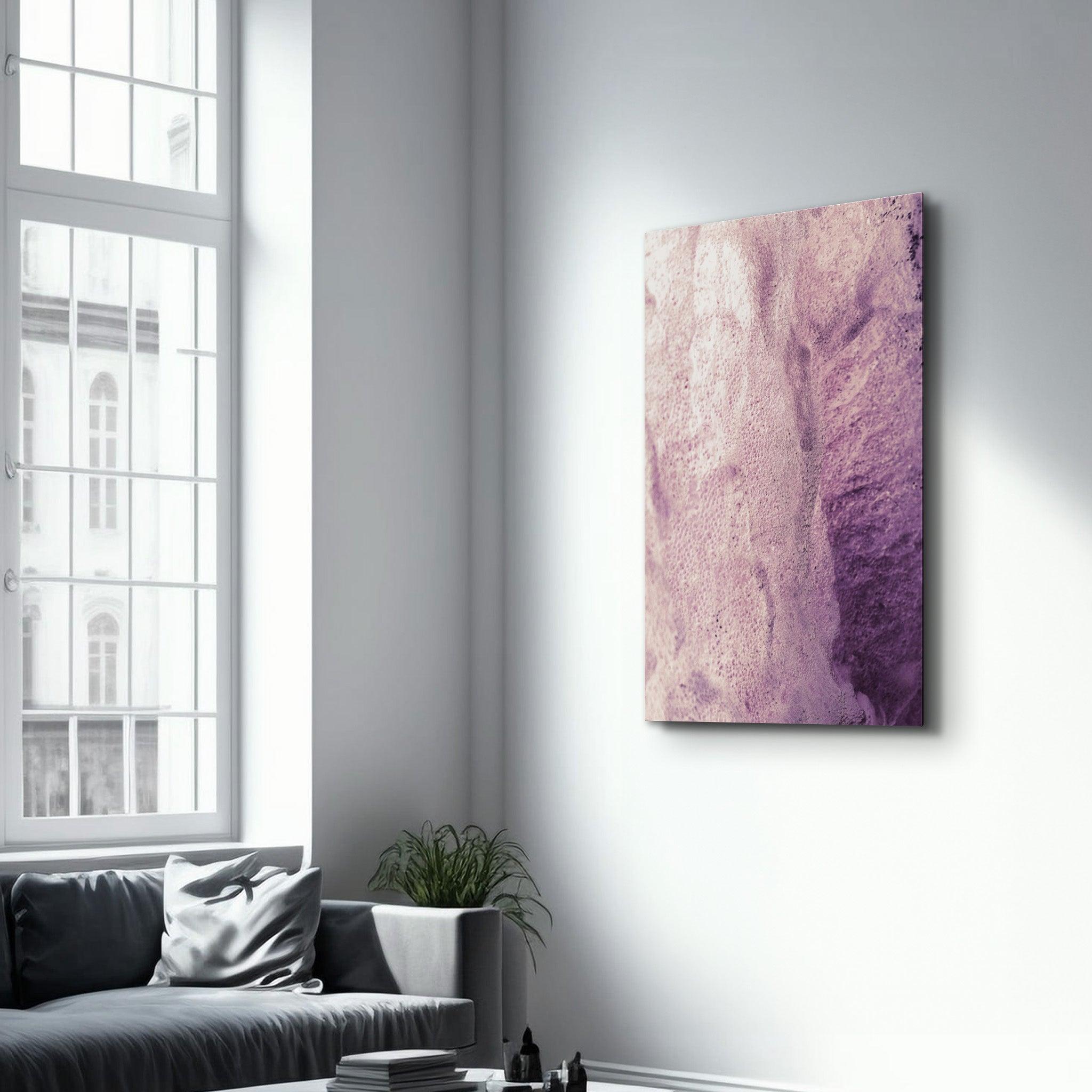 Pink Abstract Pattern | Glass Wall Art - Artdesigna