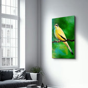 Canary | Glass Wall Art - Artdesigna