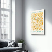 Flower Market No:11 New York | Gallery Print Collection Glass Wall Art - Artdesigna