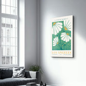 Flower Market No:5 Los Angeles | Gallery Print Collection Glass Wall Art - Artdesigna