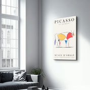 Pablo Picasso - Le Taureau | Gallery Print Collection Glass Wall Art - Artdesigna