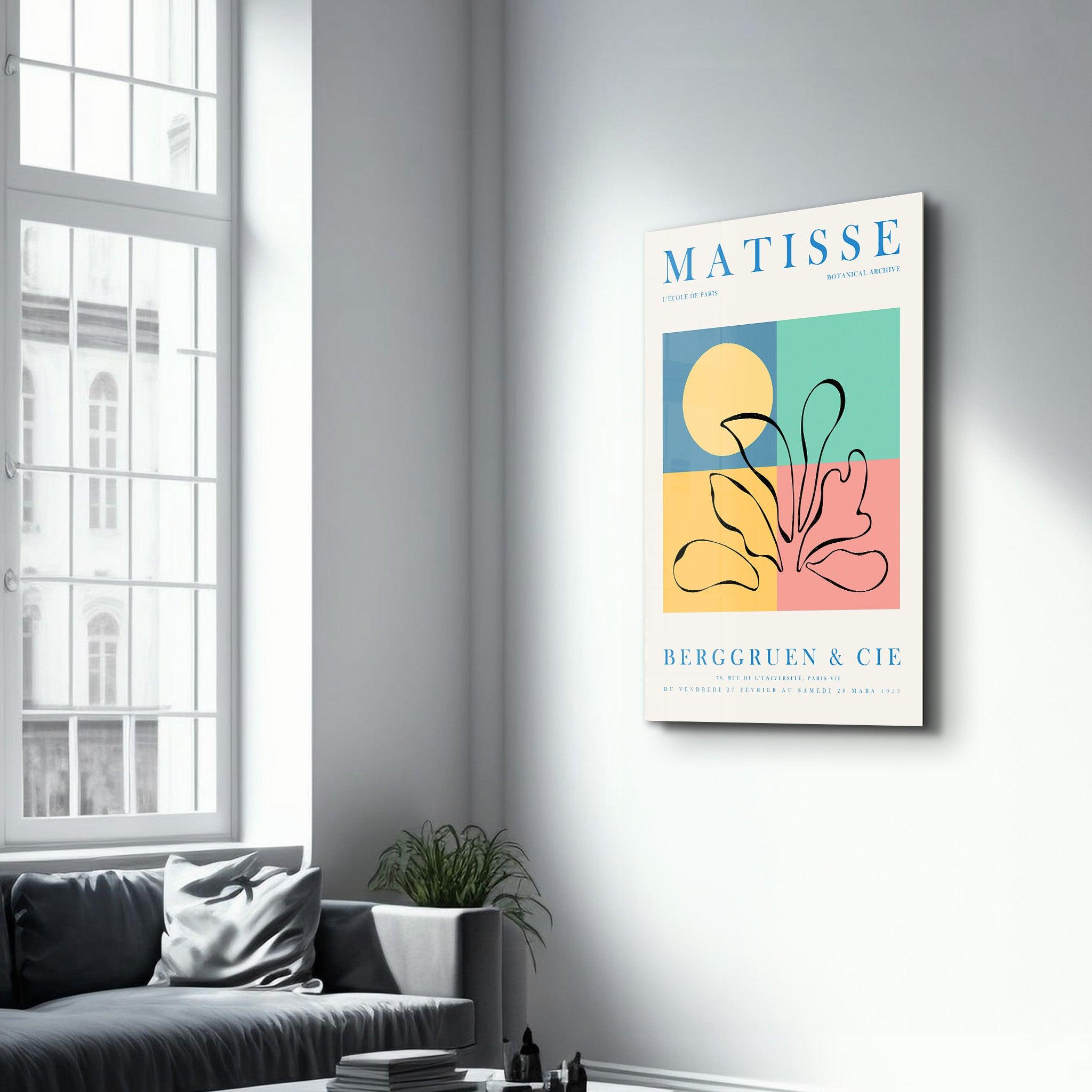 H. Matisse Botanical Archive 1953 | Gallery Print Collection Glass Wall Art - Artdesigna