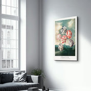 Robert John Thornton - A Group of Carnation | Gallery Print Collection Glass Wall Art - Artdesigna