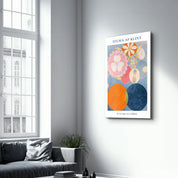 The Ten Largest No,2 Childhood- Hilma Af Klint | Gallery Print Collection Glass Wall Art - Artdesigna