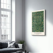 William Morris - Flower Garden | Gallery Print Collection Glass Wall Art - Artdesigna