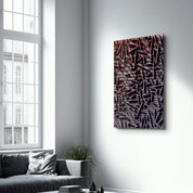 Pixel Sticks | Designer's Collection Glass Wall Art - Artdesigna