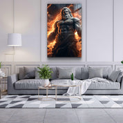 Zeus' Fire | Designers Collection Glass Wall Art - Artdesigna