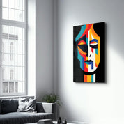 ・"The Face - Bauhaus"・Designer's Collection Glass Wall Art - ArtDesigna Glass Printing Wall Art