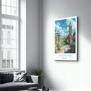 Birmingham England-Travel Posters | Glass Wall Art - Artdesigna