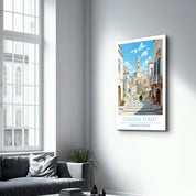 Straden Street-Dubrovnik Croatia-Travel Posters | Glass Wall Art - Artdesigna