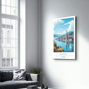 Bergen Norway 1-Travel Posters | Glass Wall Art - Artdesigna