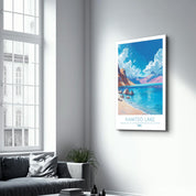 Namtso Lake Tibel-Travel Posters | Glass Wall Art - Artdesigna